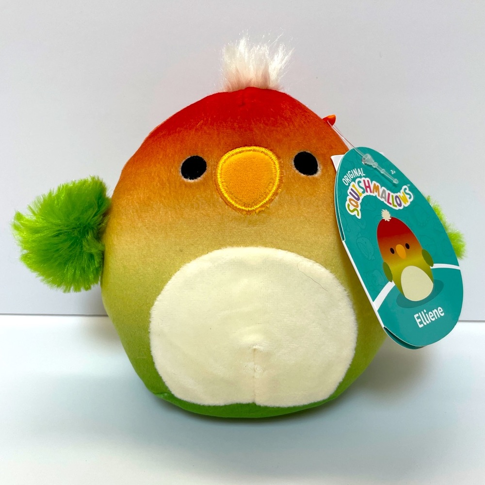 NEW 5" Elliene the Parrot Squishmallow! NWT